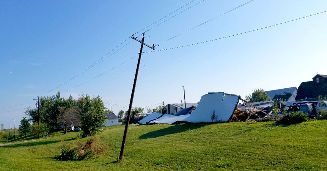 Iowa Storm Danamge